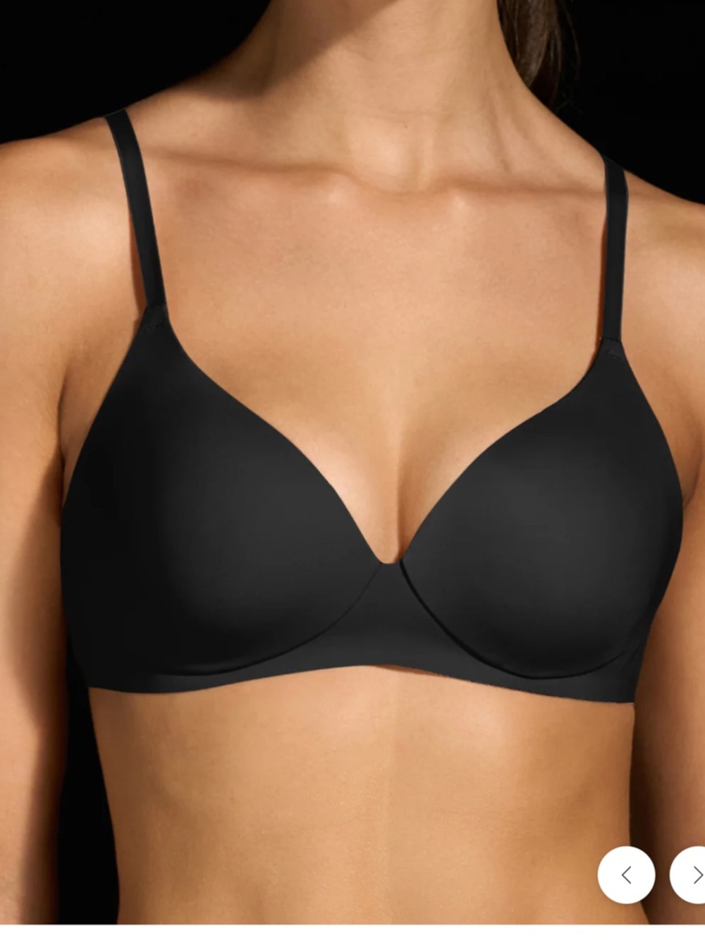 NWT Eby Pain Free T-Shirt Bra Black 40D